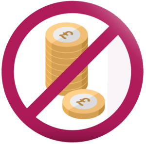 No cash image